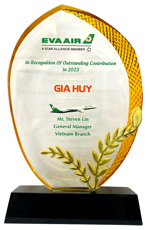 Eva Air vinh danh đại lý vé máy bay Gia Huy là đại lý của năm 2023 