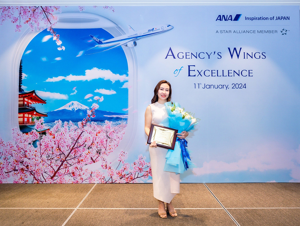 Gia Huy - Easybooking vinh dự nhận giải thưởng Top đại lý xuất sắc năm 2023 của hãng All Nippon Airlines.