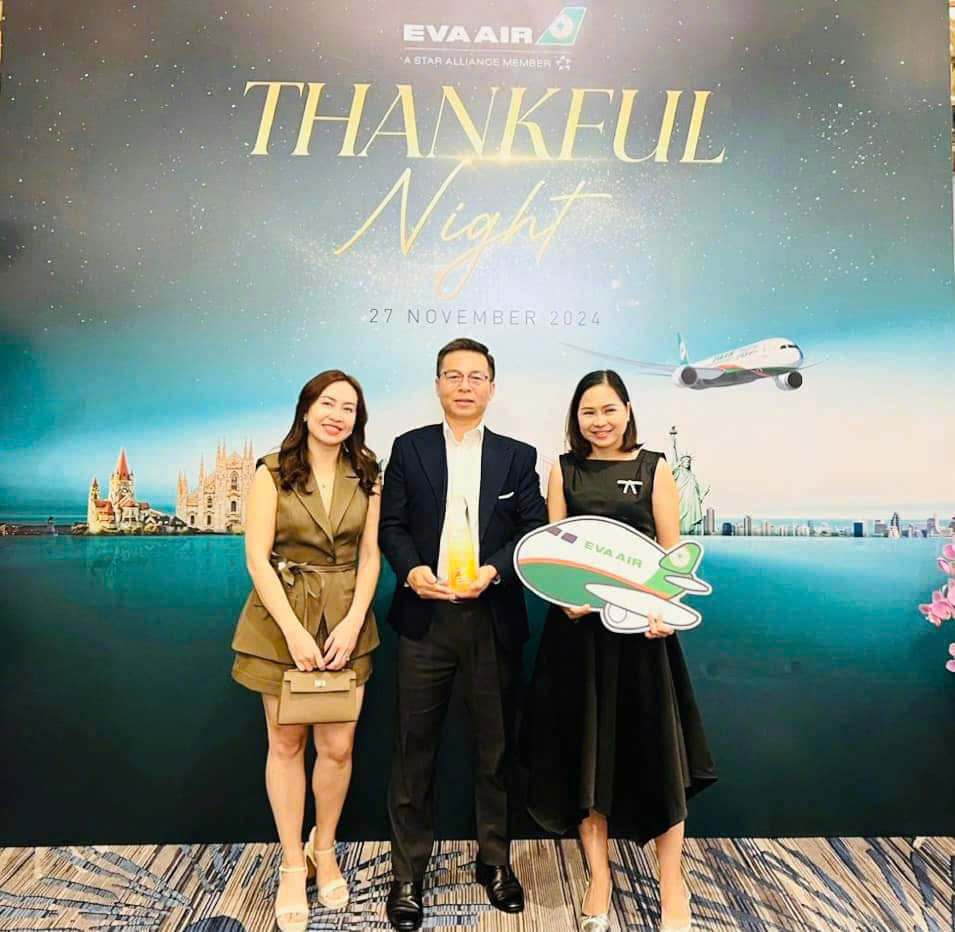 Eva Airways Thank you Night 2024 - Vinh danh Phòng Vé Gia Huy - easybooking - vé máy bay