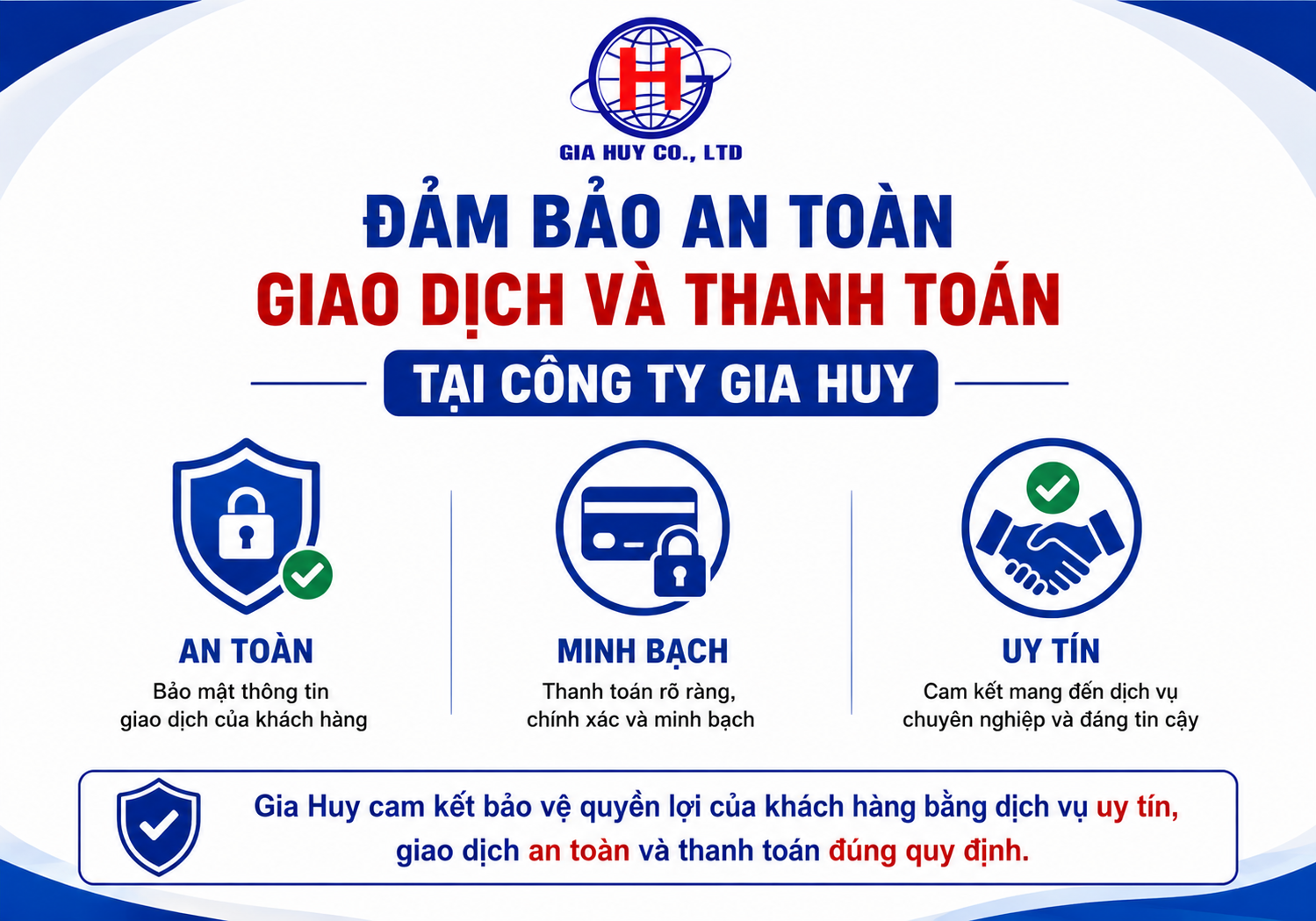 THÔNG BÁO QUAN TRỌNG VỀ THANH TOÁN KHI ĐẶT VÉ TẠI PHÒNG VÉ GIA HUY