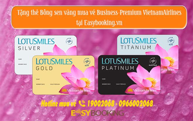 Tặng thẻ Bông sen vàng mua vé Business-Premium | VietnamAirlines