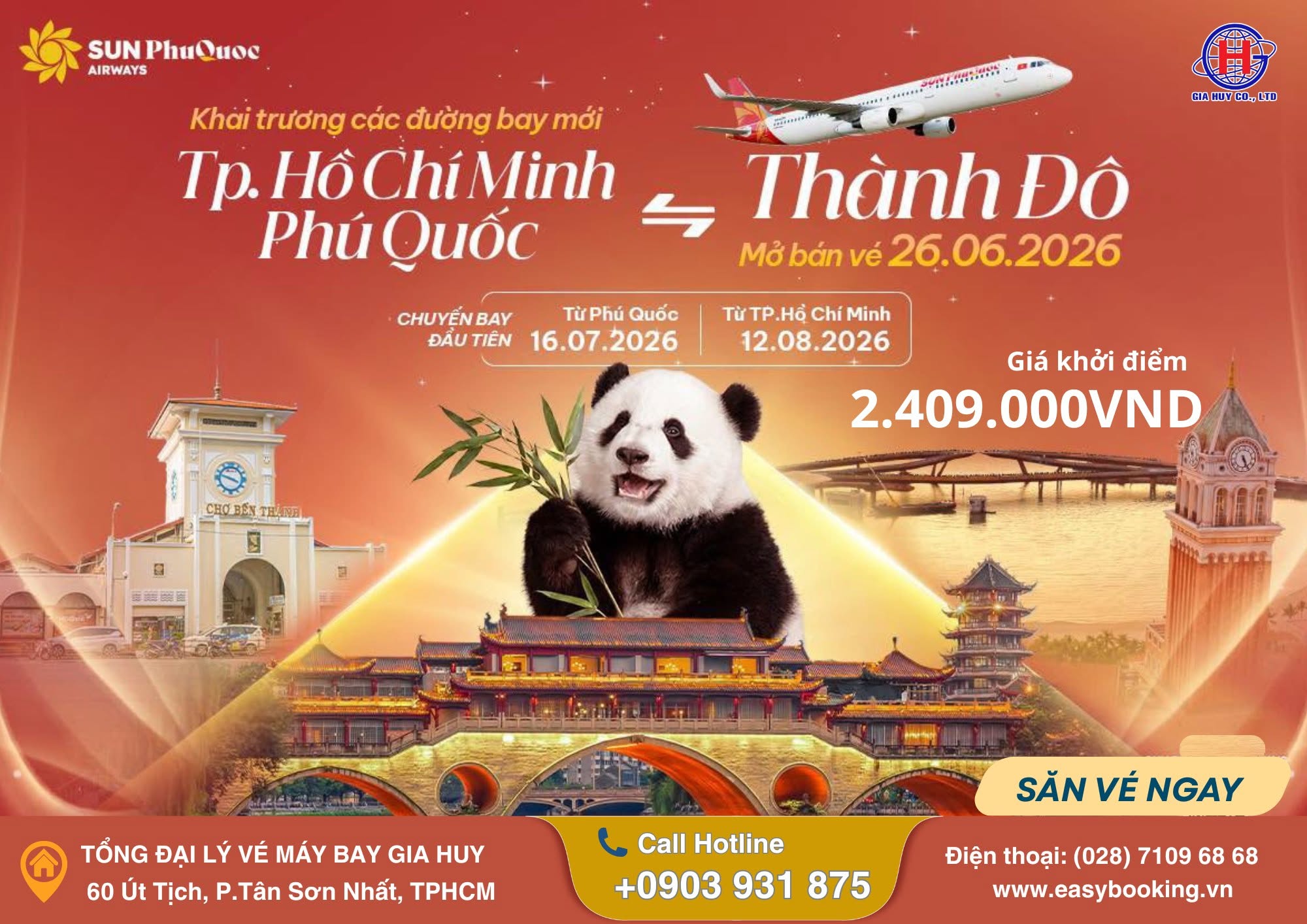  THÀNH ĐÔ VẪY GỌI – BAY THẲNG CÙNG SUN PHUQUOC AIRWAYS!