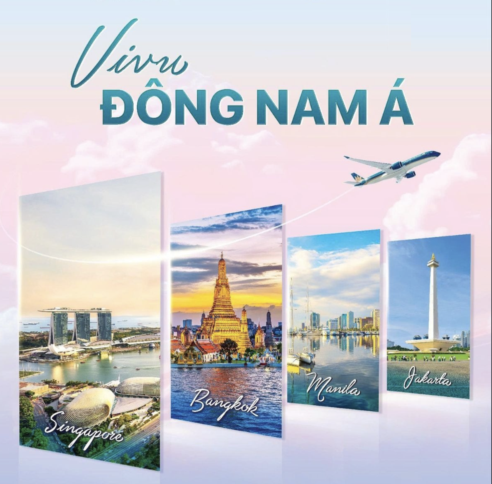  TẬN HƯỞNG ƯU ĐÃI ĐẾN 15% CÙNG VIETNAM AIRLINES - KHI BAY VI VU ĐÔNG NAM Á