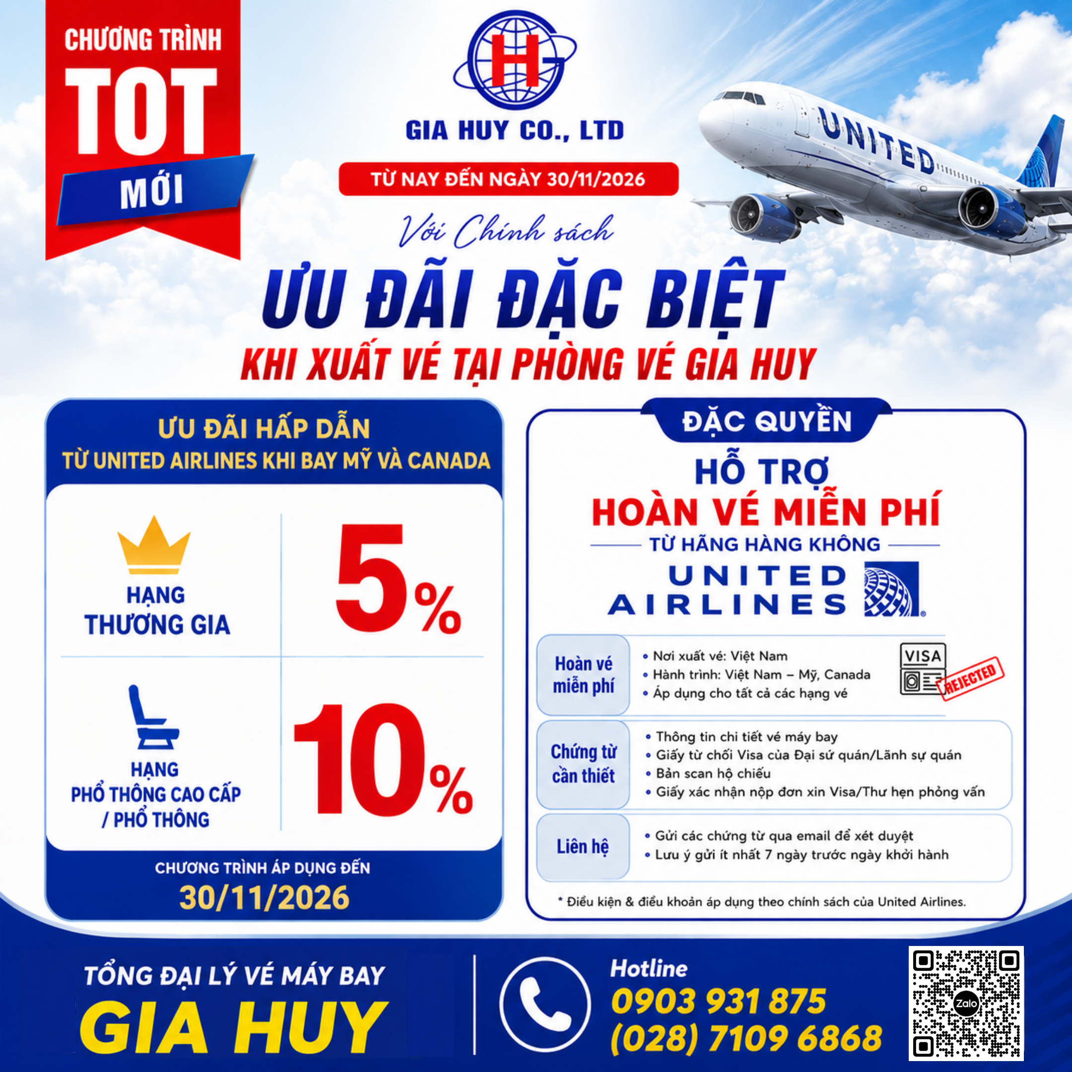 CHƯƠNG TRÌNH TOT MỚI – ƯU ĐÃI ĐẶC BIỆT DÀNH CHO ĐỐI TÁC! ✈️