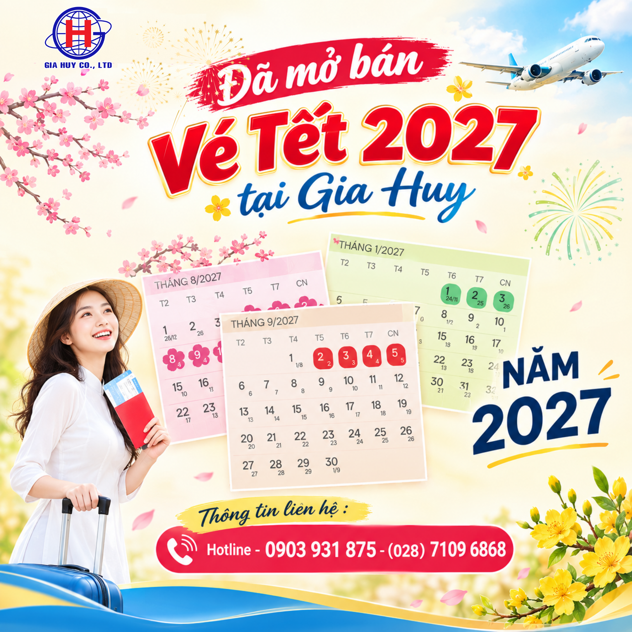 LỊCH NGHỈ LỄ, TẾT 2027 ĐÃ CHÍNH THỨC ĐƯỢC CÔNG BỐ! ✈️🧧
