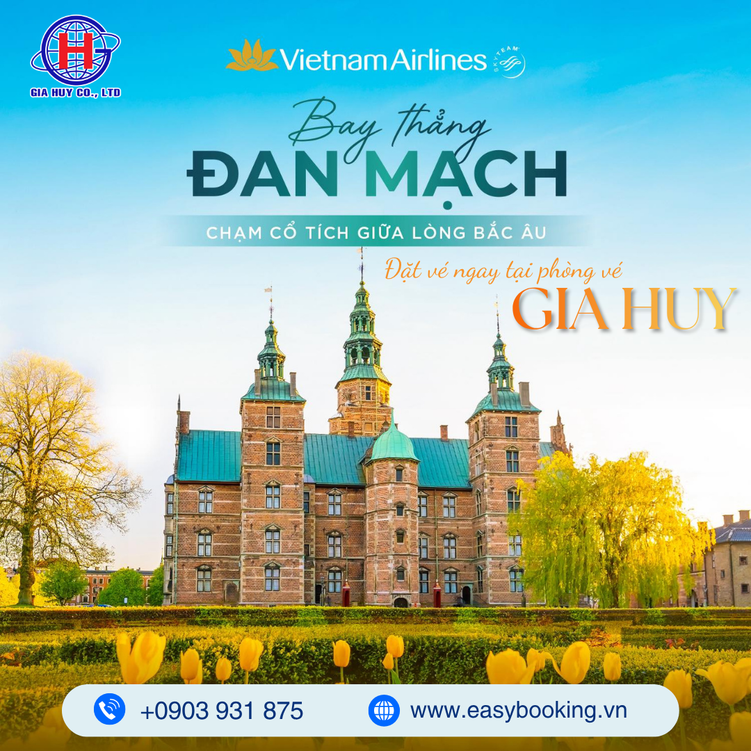 CHẠM GIẤC MƠ CỔ TÍCH GIỮA LÒNG BẮC ÂU 🇩🇰 BAY VIETNAM AIRLINES ✈️