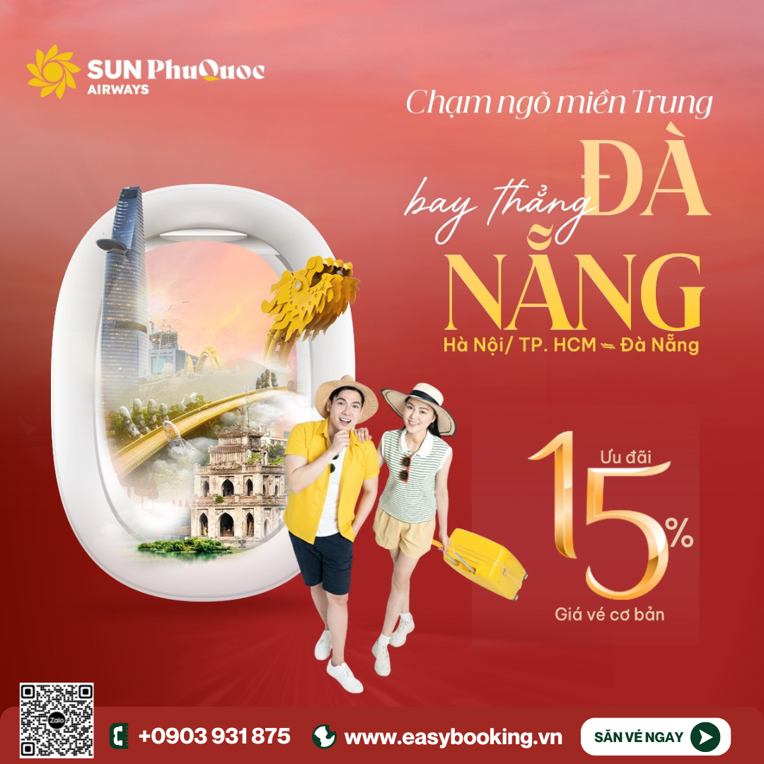 ƯU ĐÃI DU XUÂN KHI BAY THẲNG ĐÀ NẴNG !